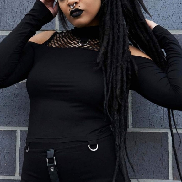 Killstar Tops - Killstar Roxanne Long Sleeve Top